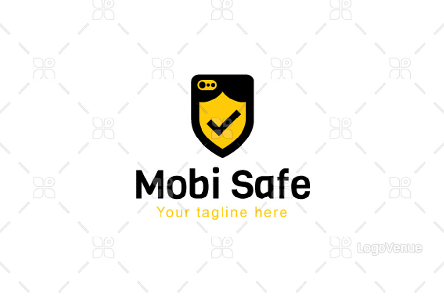 Mobi Safe - Mobile Safety Logo in Logo Templates - product preview 8