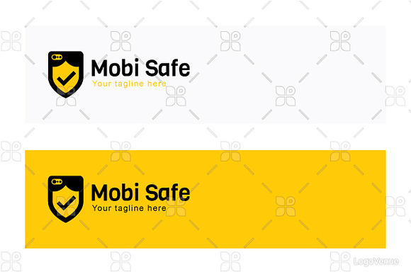 Mobi Safe - Mobile Safety Logo in Logo Templates - product preview 1