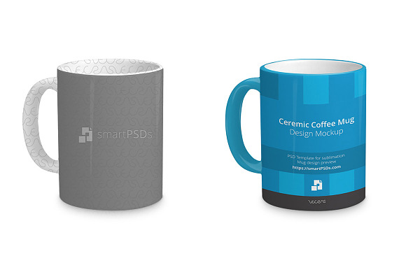 Jumbo Mug Mockup Preview Design in Product Mockups - product preview 1