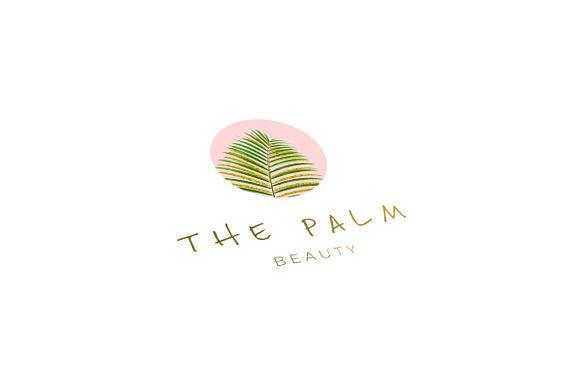 The Palm Tropical Logo Template in Logo Templates - product preview 1