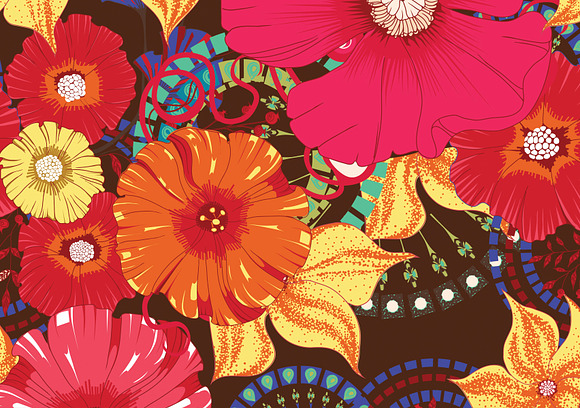 11 floral seamless patterns in Patterns - product preview 4