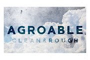 Agroable - Clean & Rough Font