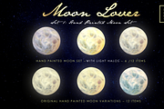 MOON LOVER MAGICAL MOON PNG OVERLAYS