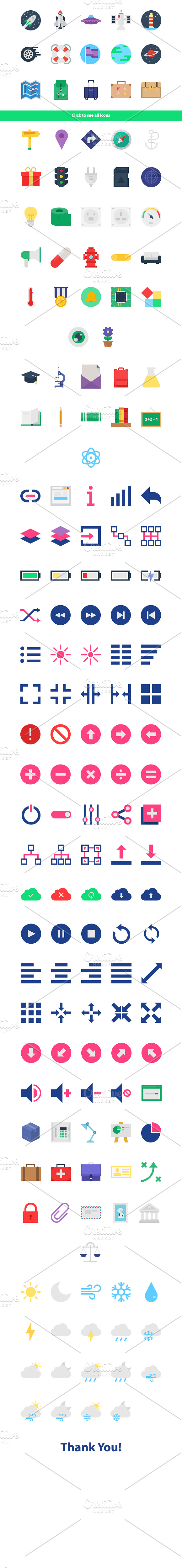 450 Shift Flat Icons+ Much More in Graphics - product preview 2