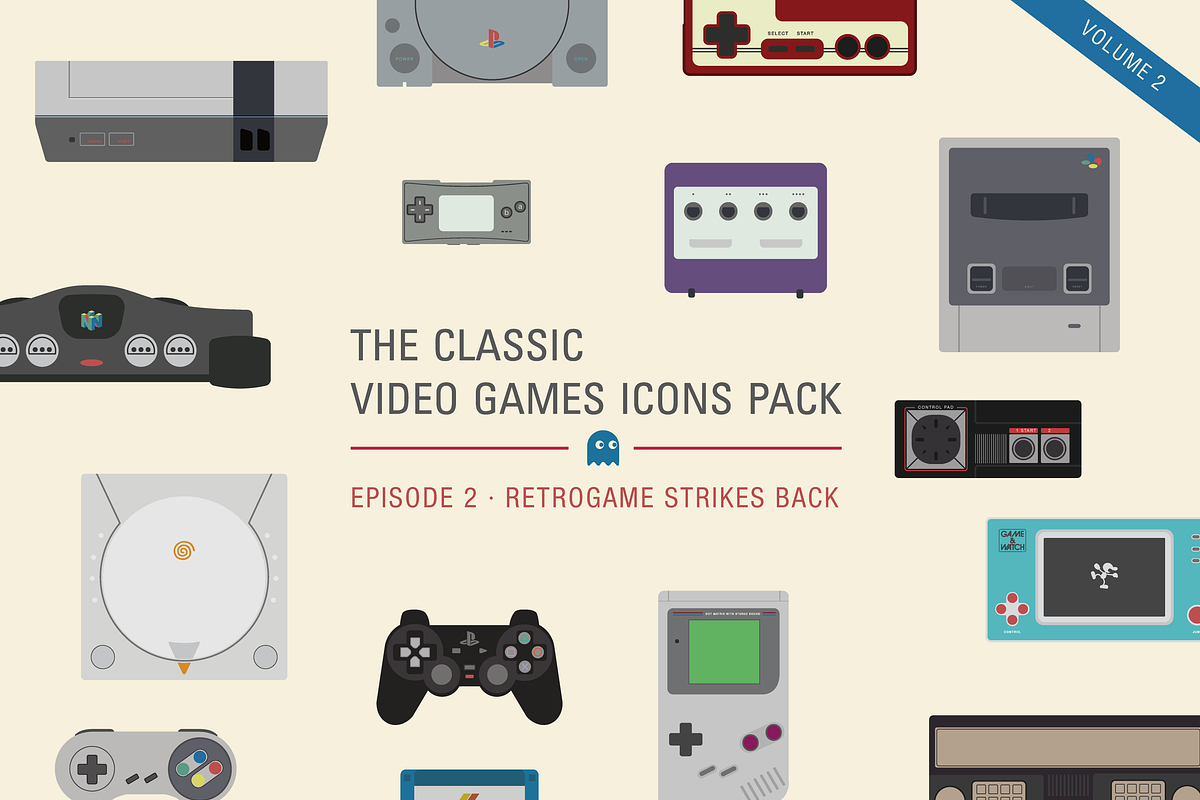 Video games icons pack, Vol.2 in Video Game Icons - product preview 8