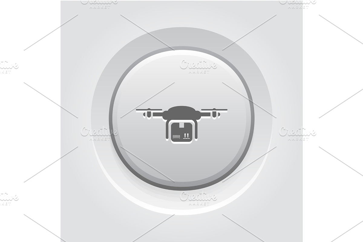 Drone Delivery Icon in Illustrations - product preview 8