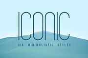 Iconic Font | 6 styles