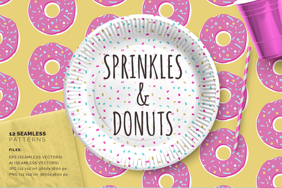 Sprinkles & Donuts Patterns