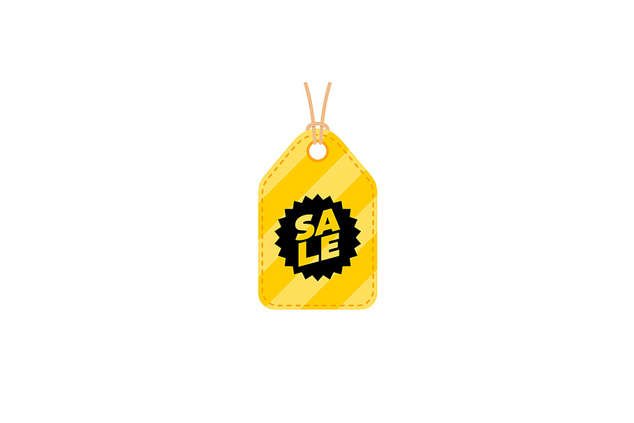 Sale label tab discount icon in Illustrations - product preview 8