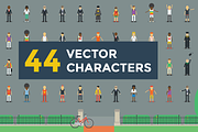 44 Vector Characters Illustrations