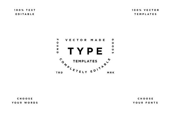 Type Template Bundle in Logo Templates - product preview 1