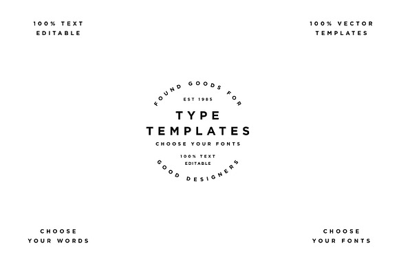 Type Template Bundle in Logo Templates - product preview 8