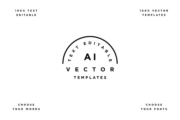 Type Template Bundle in Logo Templates - product preview 9