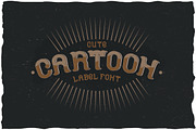 Cartoon Vintage Label Typeface