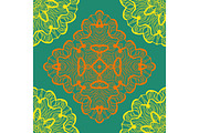 Orient Seamless Pattern. Vintage decorative elements. Hand drawn background. Islam, Arabic, Indian, Ottoman, Asian motifs