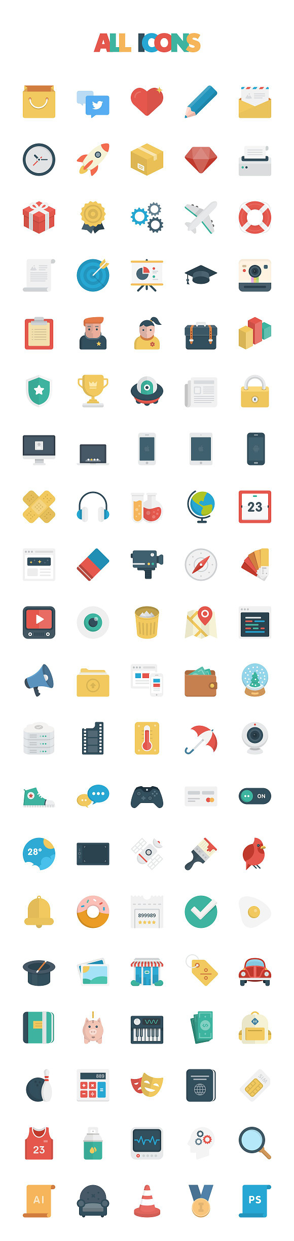 Complete Pixelbuddha Icons Bundle in Graphics - product preview 9