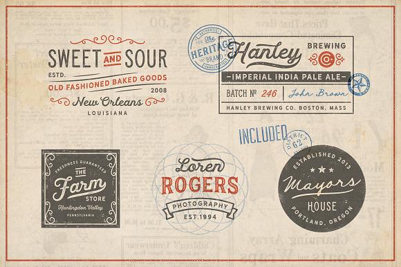 Hanley Rough Font Collection in Block Fonts - product preview 3