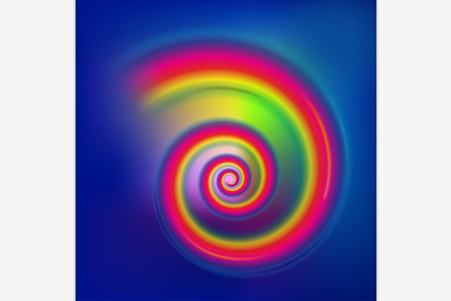 Rainbow Vector Swirl in Illustrations - product preview 8