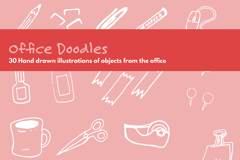 Office Doodles in Illustrations - product preview 8