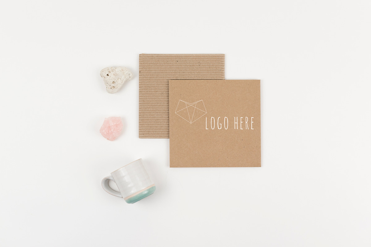 Lay Flat Card & Rose Quartz in Product Mockups - product preview 8