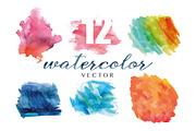 12 Watercolor Textures