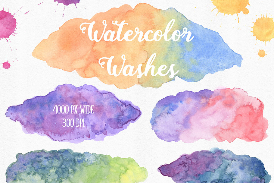 New Watercolor Texture Toolkit