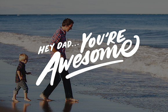 8 Father's Day Lettering Quotes in Illustrations - product preview 3