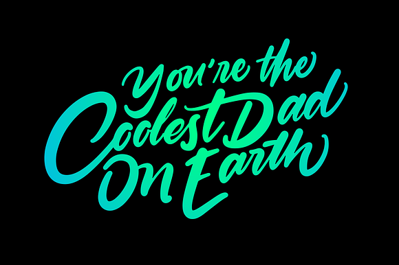 8 Father's Day Lettering Quotes in Illustrations - product preview 10