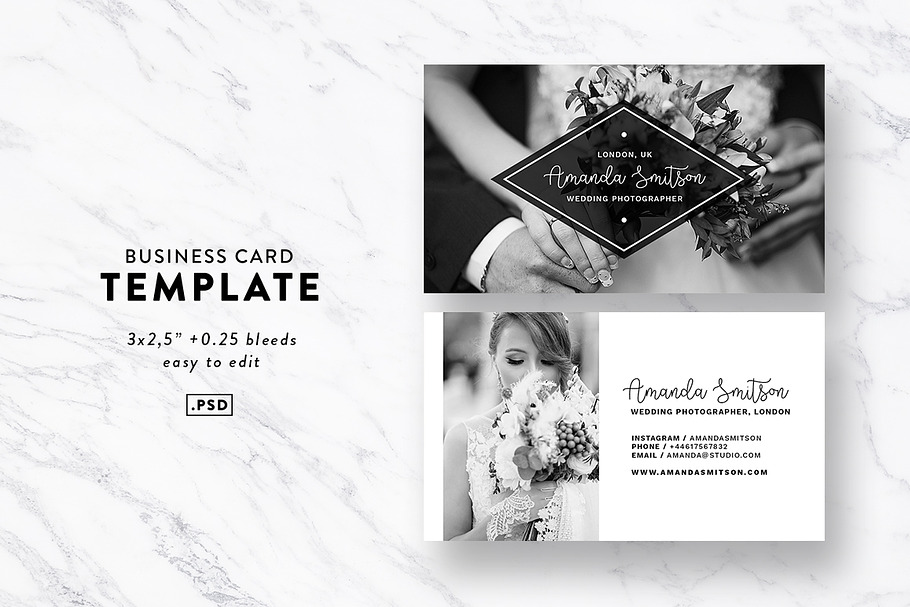 Business Card Template Photography in Business Card Templates - product preview 8