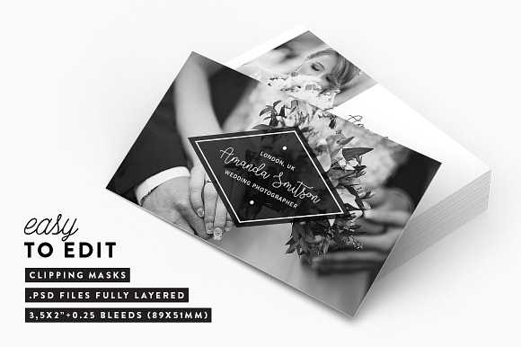 Business Card Template Photography in Business Card Templates - product preview 2