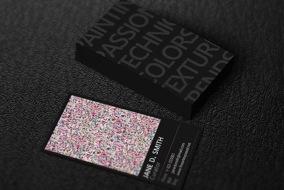 Fine Art Curator in Business Card Templates - product preview 8
