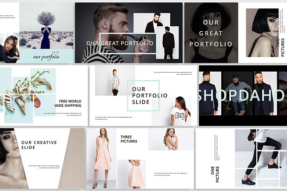 Shopdaholic - Powerpoint Template in PowerPoint Templates - product preview 5