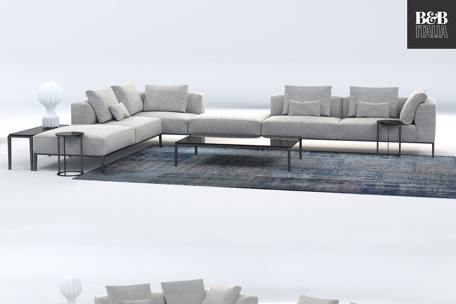 B&B Italia Michel Effe Sofa in Furniture - product preview 8