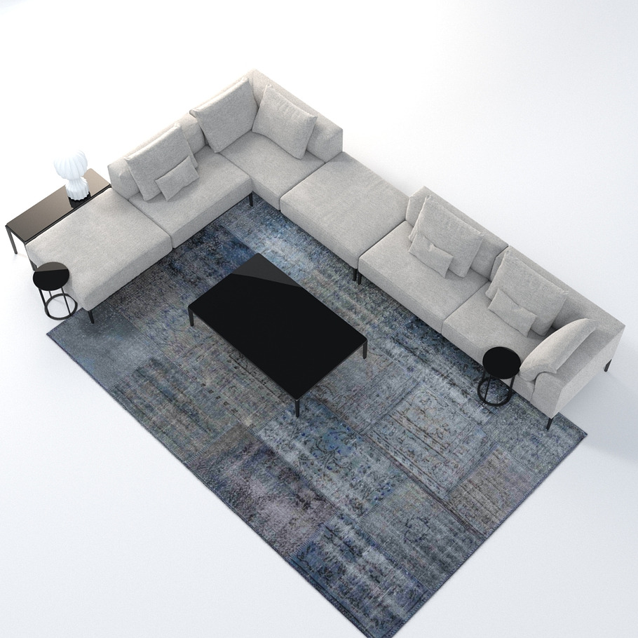 B&B Italia Michel Effe Sofa in Furniture - product preview 2