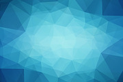 Abstract triangle blue background 
