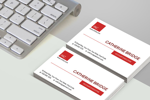 Corporate Executive Business Card in Business Card Templates - product preview 2