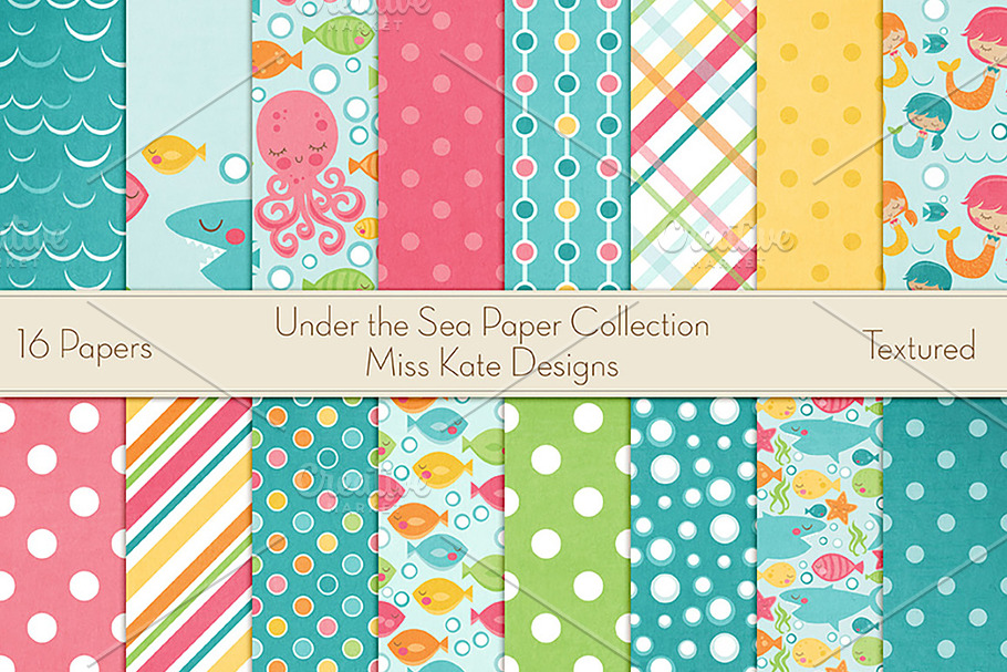 Under The Sea Paper Collection in Patterns - product preview 8
