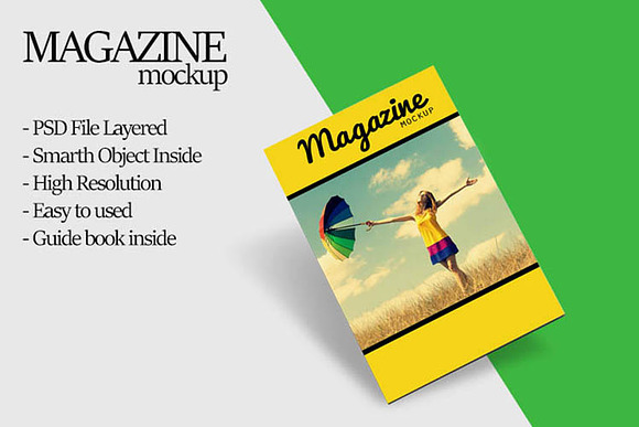 Magazine Mockup in Print Mockups - product preview 1