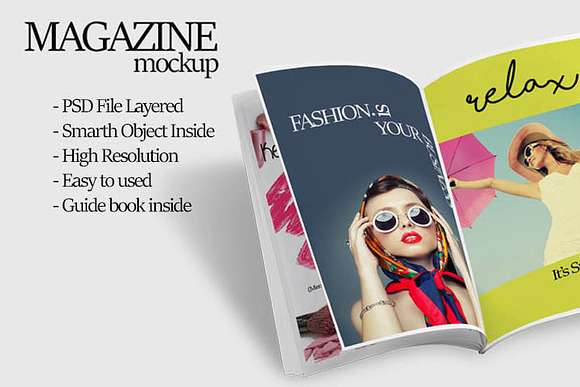 Magazine Mockup in Print Mockups - product preview 4