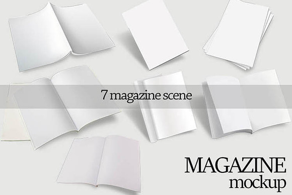 Magazine Mockup in Print Mockups - product preview 5