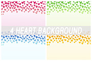 Valentine's backgrounds. Hearts