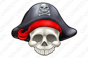 Pirate Skull Cartoon