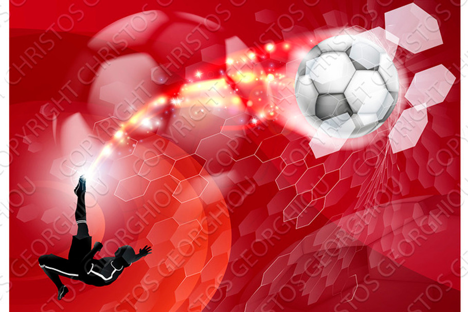 Abstract Soccer Sport Background in Illustrations - product preview 8
