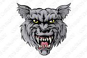 Wolf mascot character