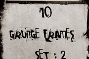 10 High Res Grunge Frames