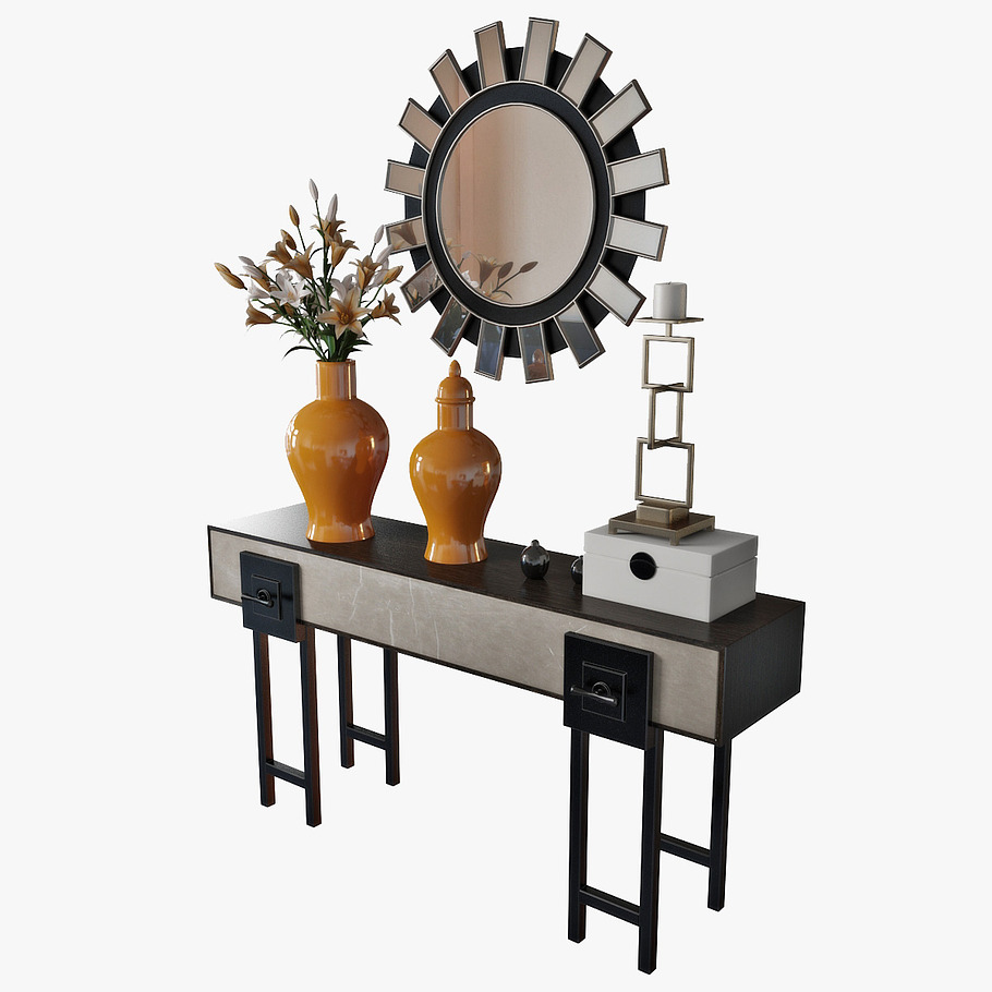 console table set in Furniture - product preview 3