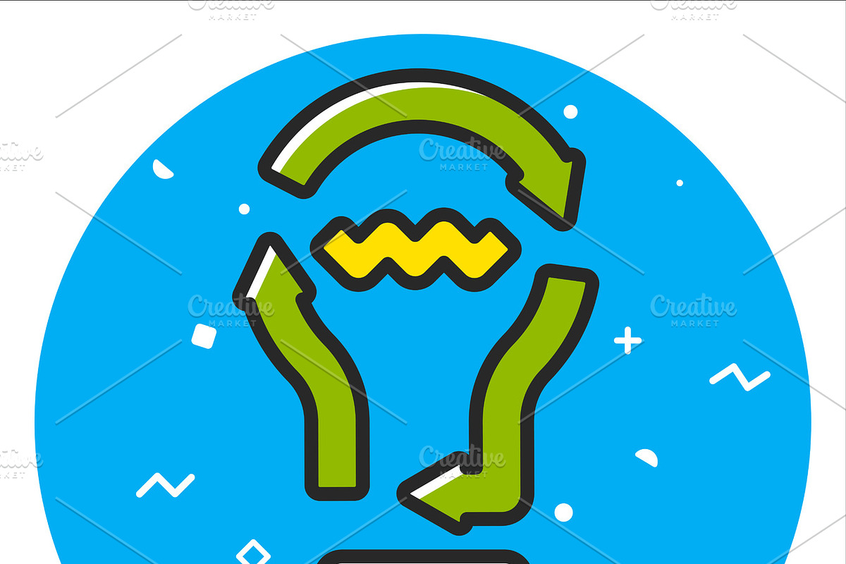 Bulb Icon in Illustrations - product preview 8