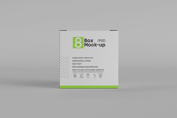 Box Mock-up №2 in Product Mockups - product preview 2