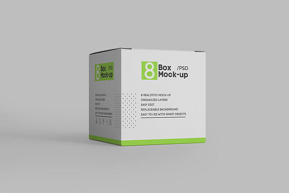 Box Mock-up №2 in Product Mockups - product preview 3