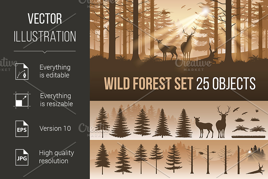 Coniferous Forest in Graphics - product preview 8